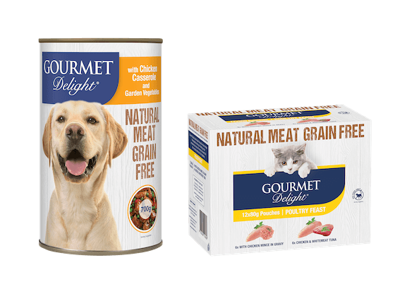 Gourmet Delight natural Meat Grain Free Pet Food